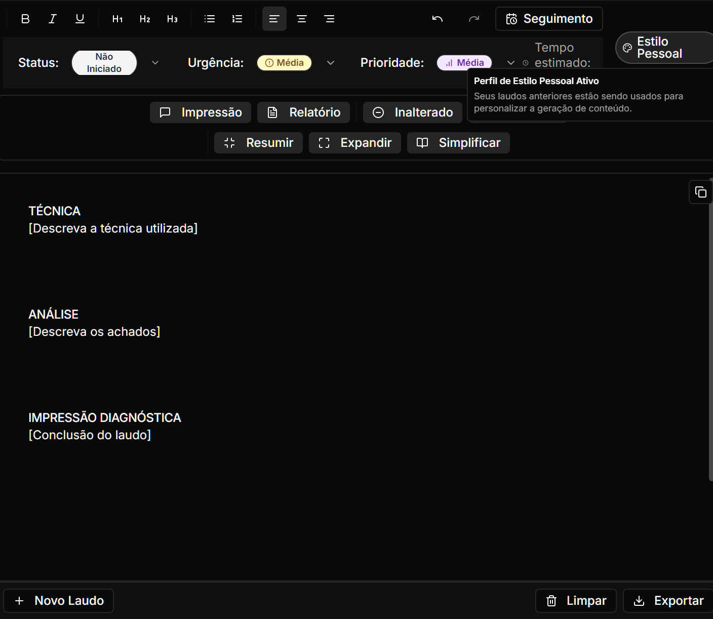 LaudosAI Interface